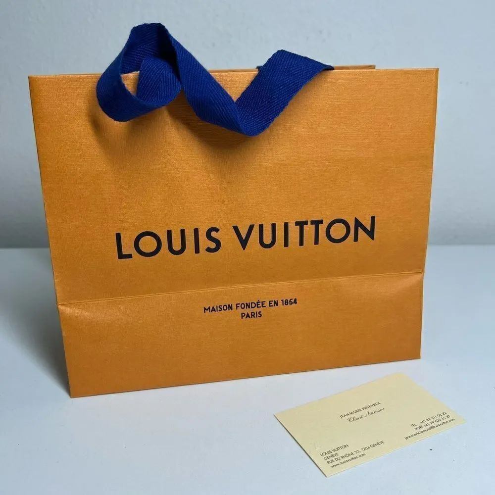 Louis Vuitton Paper Gift Shopping Bag 8,5” x 7” x 4,5”